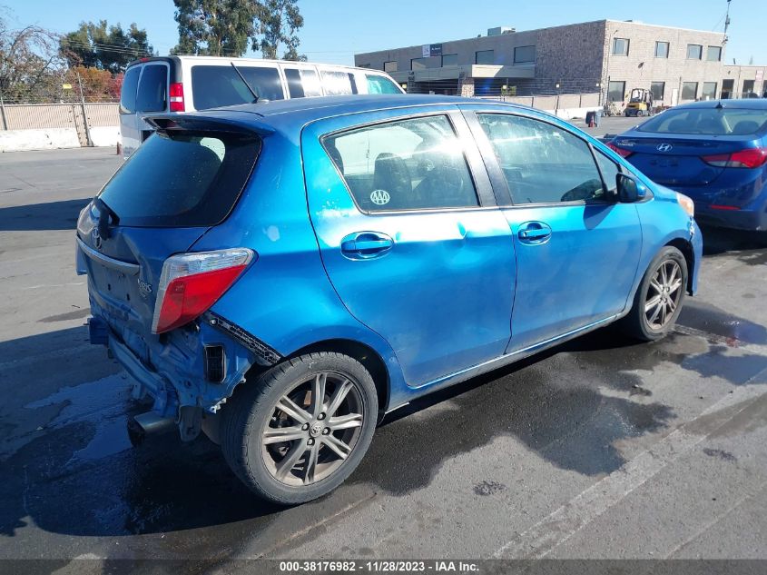 2012 Toyota Yaris Se VIN: JTDKTUD30CD500328 Lot: 38176982