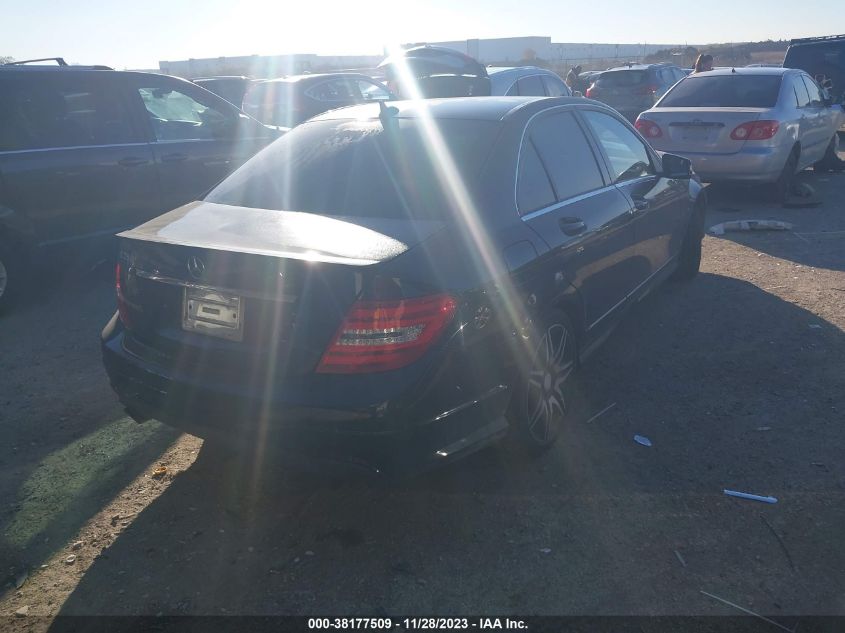 2013 Mercedes-Benz C 250 Sport/Luxury VIN: WDDGF4HB3DR266078 Lot: 38177509