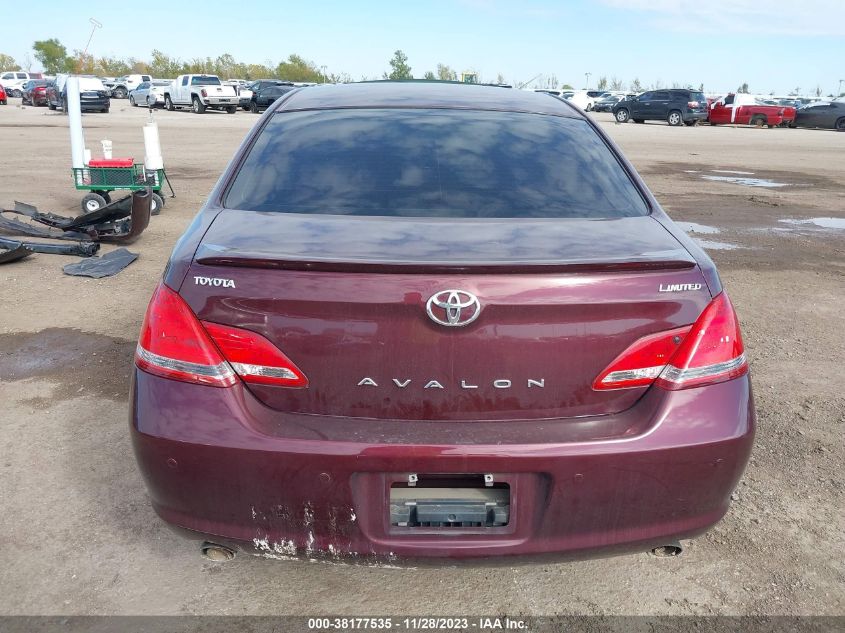 2006 Toyota Avalon Limited VIN: 4T1BK36BX6U158582 Lot: 38177535