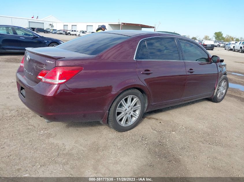 2006 Toyota Avalon Limited VIN: 4T1BK36BX6U158582 Lot: 38177535