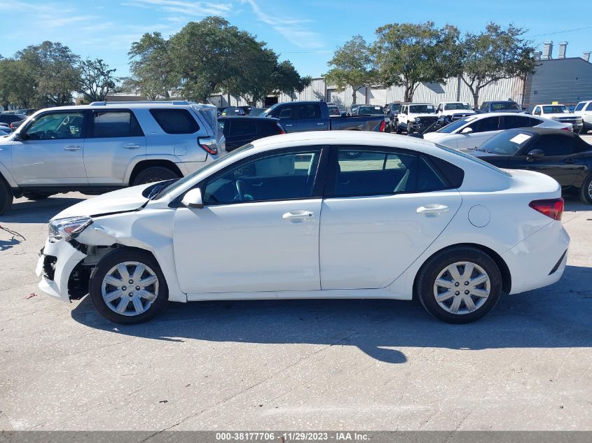 2022 Kia Rio S VIN: 3KPA24AD5NE496452 Lot: 38177706