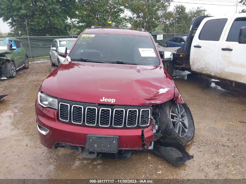 2017 Jeep Grand Cherokee Limited 4X2 VIN: 1C4RJEBG5HC752220 Lot: 38177717