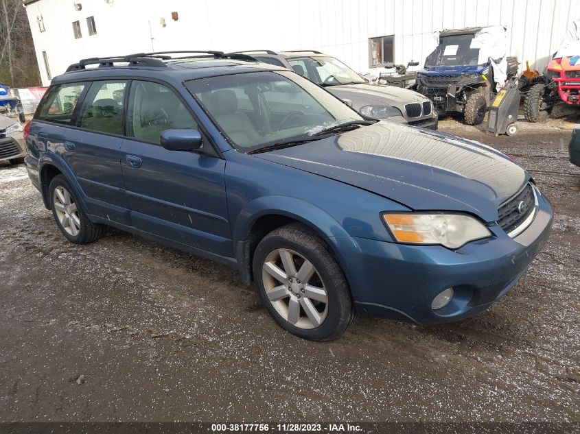 4S4BP62C167344477 2006 Subaru Outback 2.5I Limited