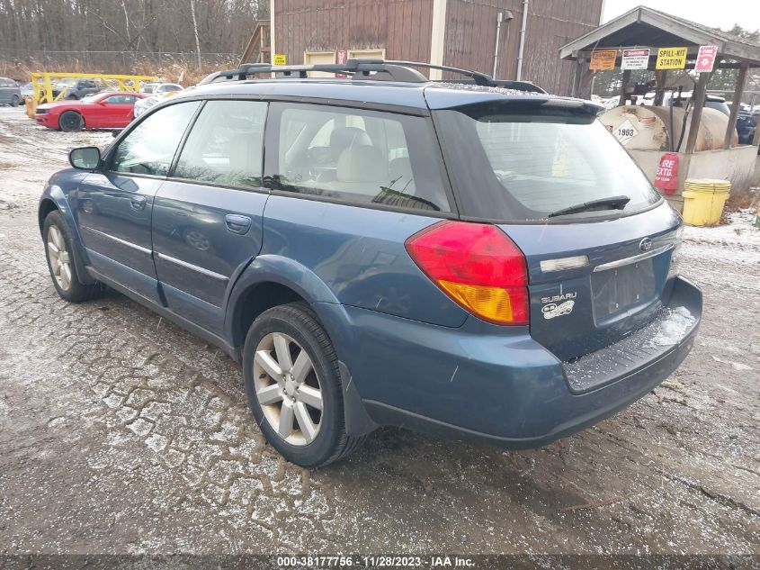 4S4BP62C167344477 2006 Subaru Outback 2.5I Limited