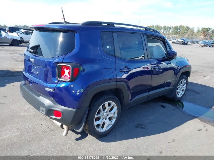 2018 Jeep Renegade Latitude Fwd VIN: ZACCJABB2JPJ64034 Lot: 38178025