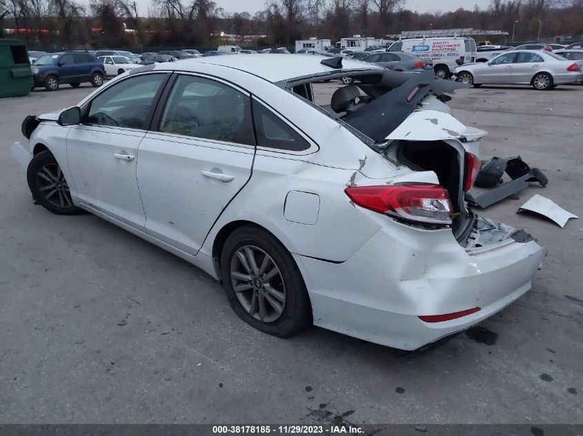 2016 Hyundai Sonata VIN: 5NPE24AF8GH390093 Lot: 38178185