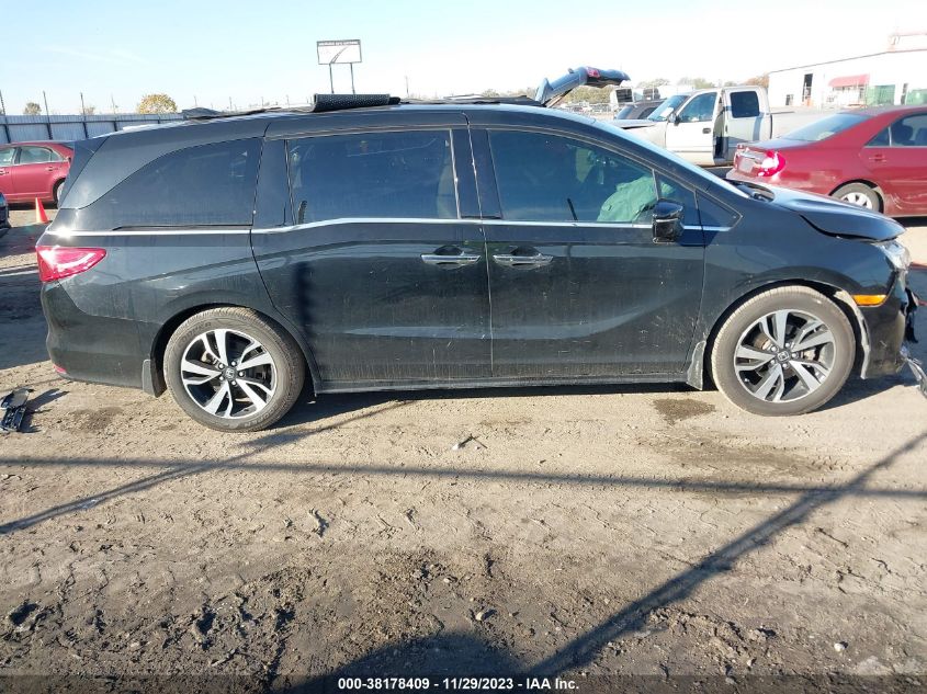 2018 Honda Odyssey Elite VIN: 5FNRL6H99JB073598 Lot: 38178409