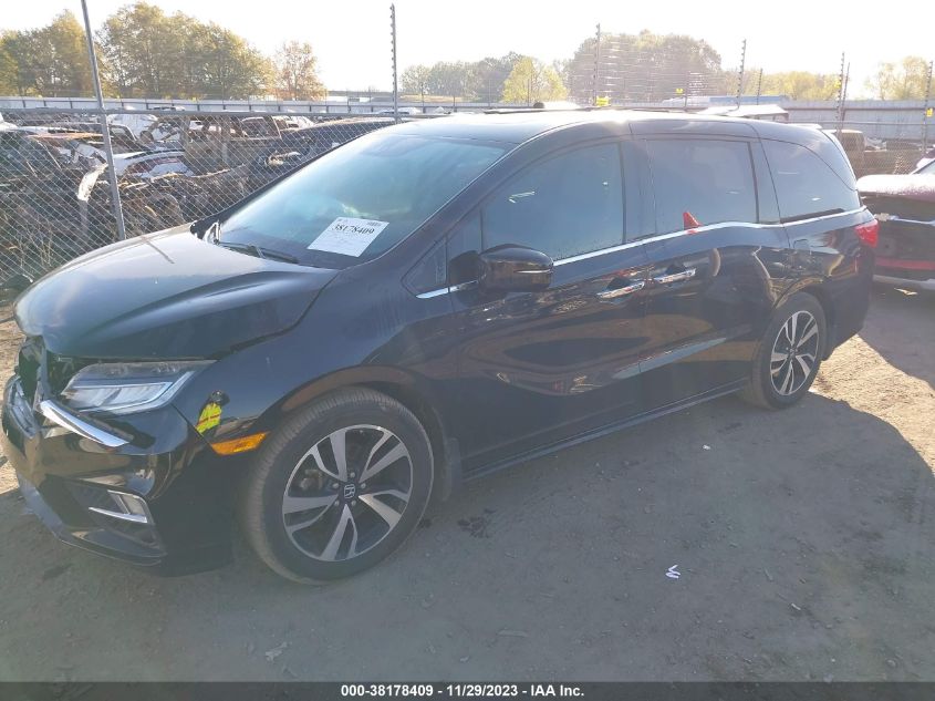 2018 Honda Odyssey Elite VIN: 5FNRL6H99JB073598 Lot: 38178409