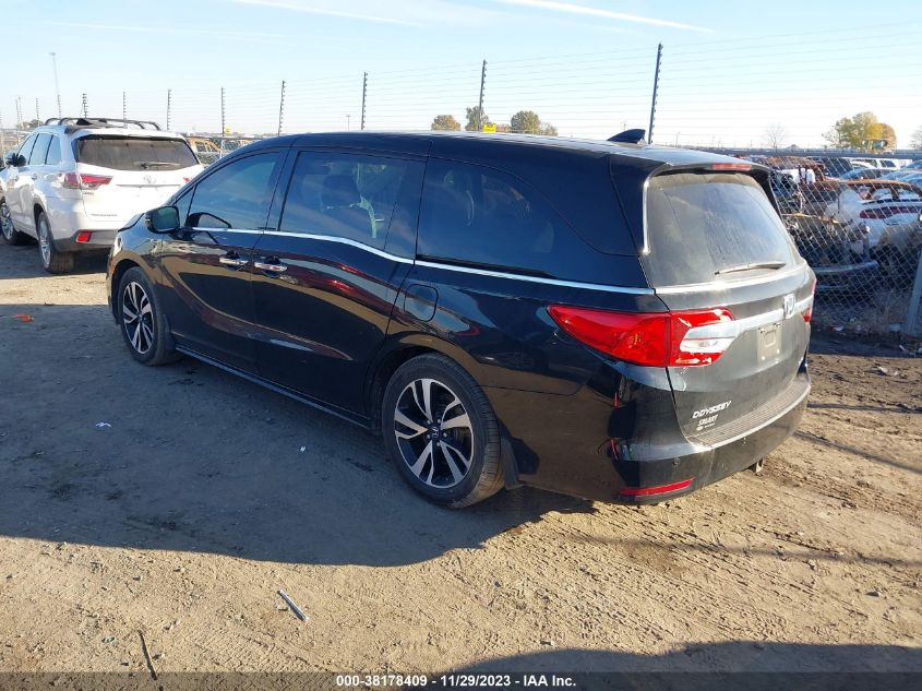 2018 Honda Odyssey Elite VIN: 5FNRL6H99JB073598 Lot: 38178409