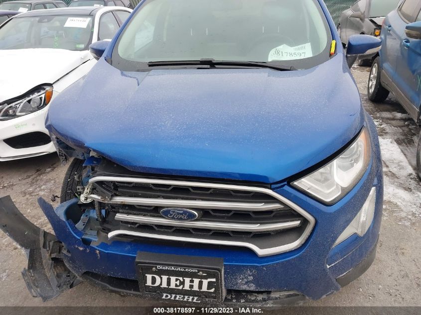 2020 Ford Ecosport Se VIN: MAJ3S2GE7LC343689 Lot: 38178597