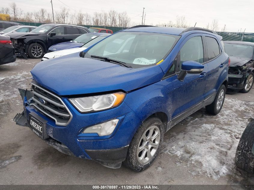 2020 Ford Ecosport Se VIN: MAJ3S2GE7LC343689 Lot: 38178597