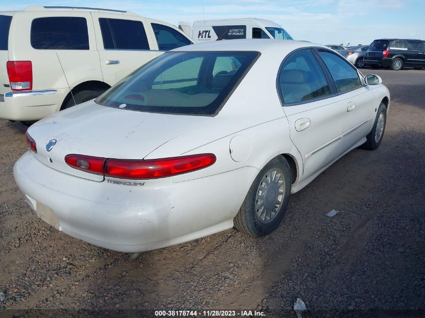 1999 Mercury Sable Ls VIN: 1MEFM53S9XA662722 Lot: 38178744