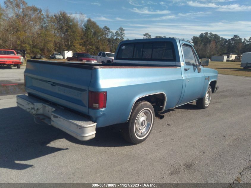 1985 Chevrolet C10 VIN: 1GCCC14N6FS144522 Lot: 38178809