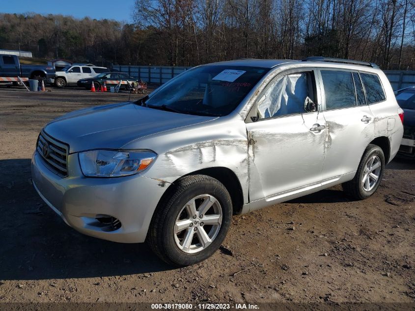 2008 Toyota Highlander VIN: JTEES41A482090005 Lot: 38179080