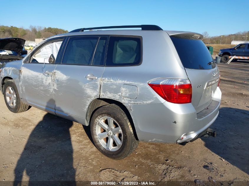 2008 Toyota Highlander VIN: JTEES41A482090005 Lot: 38179080