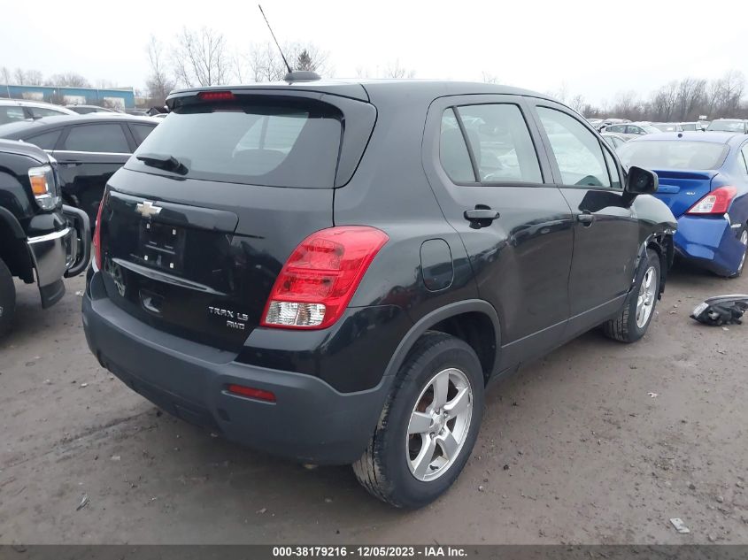 2016 Chevrolet Trax 1Ls VIN: KL7CJNSB3GB591815 Lot: 38179216