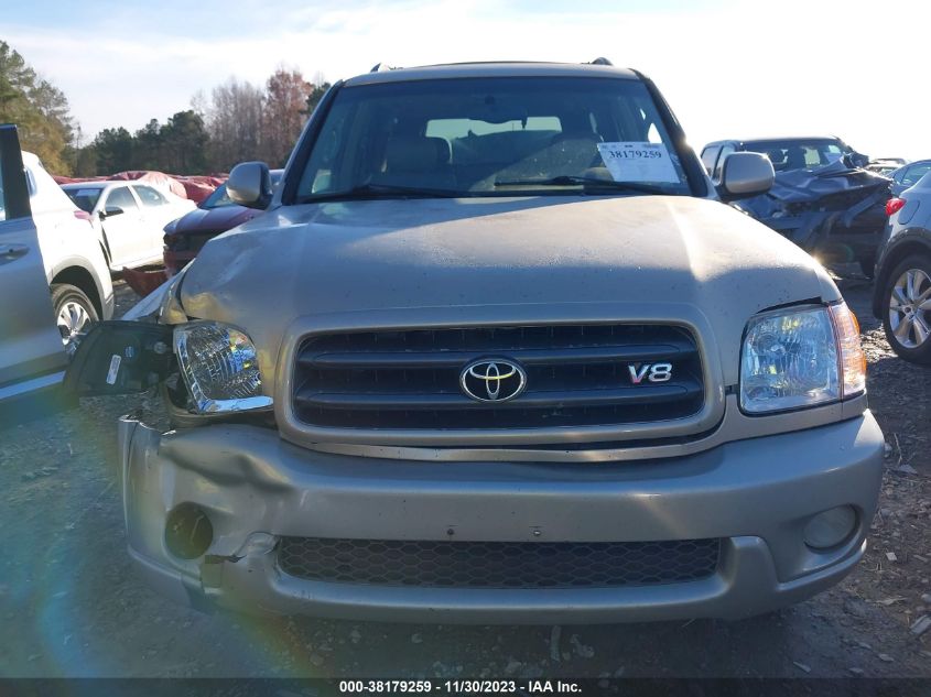 2004 Toyota Sequoia Sr5 V8 VIN: 5TDZT34AX4S236435 Lot: 38179259