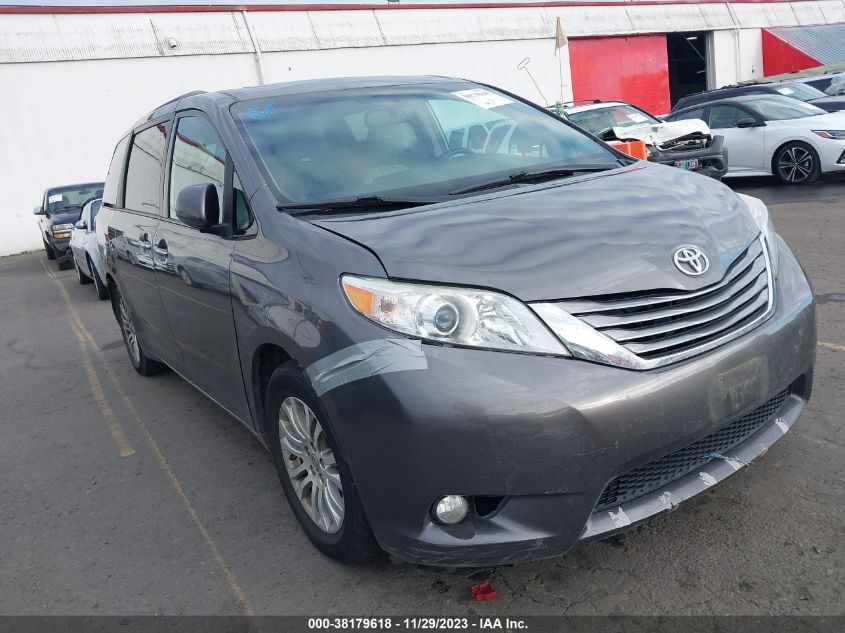 2017 Toyota Sienna Xle 8 Passenger VIN: 5TDYZ3DC3HS865276 Lot: 38179618