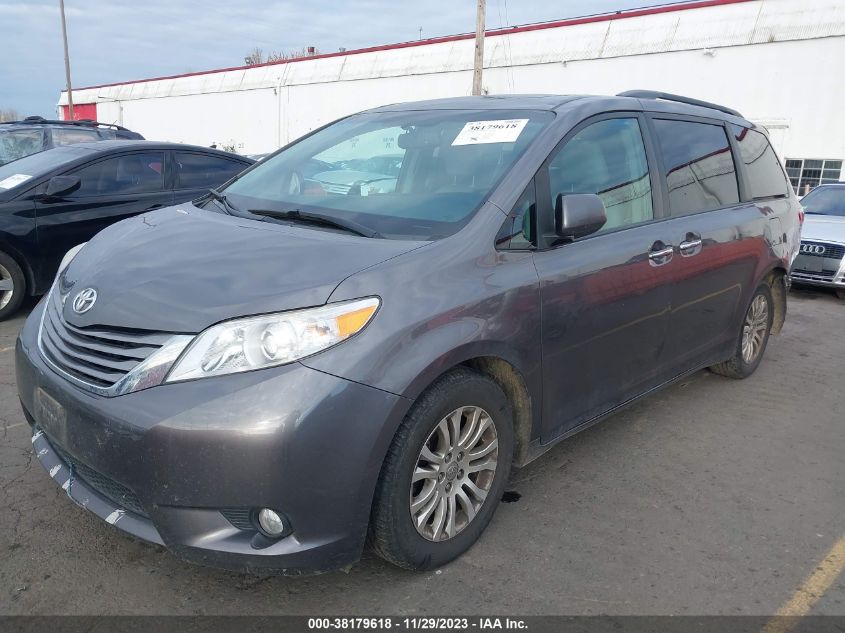 2017 Toyota Sienna Xle 8 Passenger VIN: 5TDYZ3DC3HS865276 Lot: 38179618