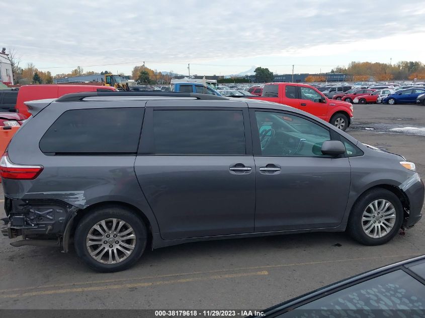 2017 Toyota Sienna Xle 8 Passenger VIN: 5TDYZ3DC3HS865276 Lot: 38179618