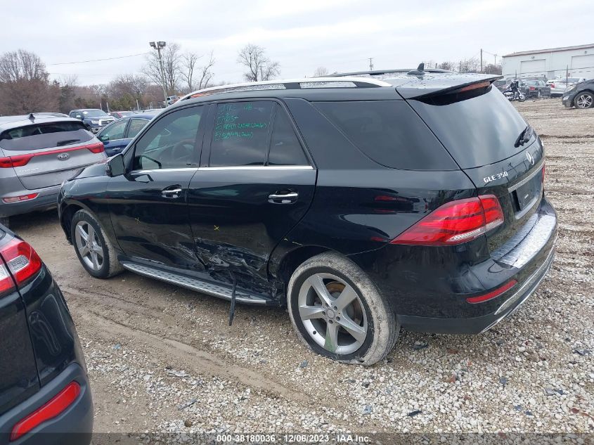 2016 Mercedes-Benz Gle 350 4Matic VIN: 4JGDA5HB6GA802750 Lot: 38180036