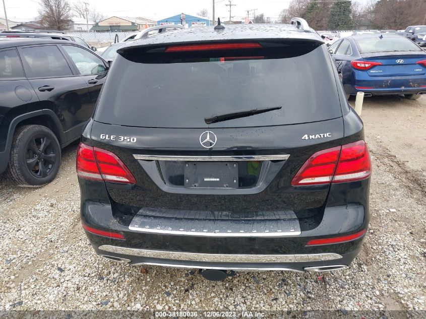 2016 Mercedes-Benz Gle 350 4Matic VIN: 4JGDA5HB6GA802750 Lot: 38180036