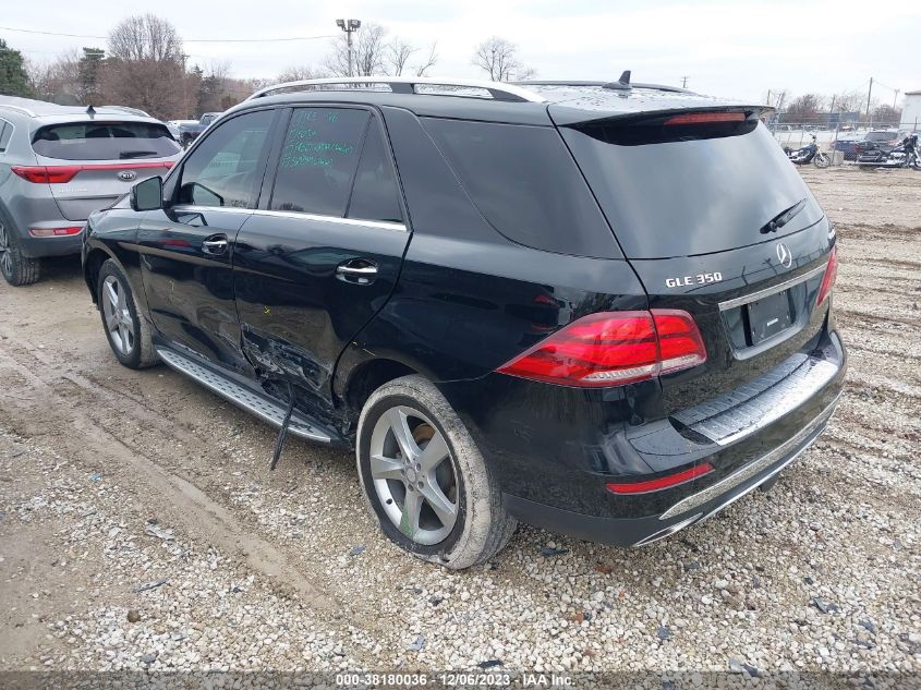 2016 Mercedes-Benz Gle 350 4Matic VIN: 4JGDA5HB6GA802750 Lot: 38180036