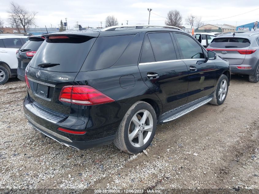 2016 Mercedes-Benz Gle 350 4Matic VIN: 4JGDA5HB6GA802750 Lot: 38180036