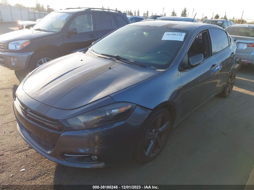 2015 Dodge Dart Gt VIN: 1C3CDFEB9FD102238 Lot: 38180248