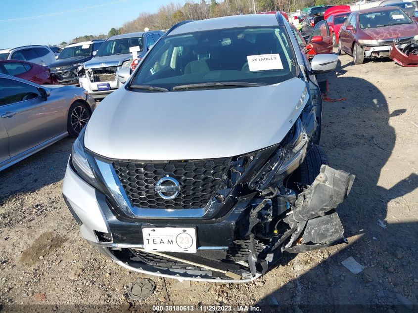 2020 Nissan Murano Sv Intelligent Awd VIN: 5N1AZ2BS3LN155018 Lot: 38180613