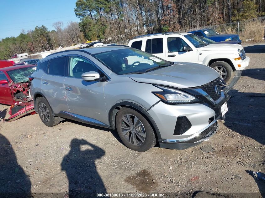 2020 Nissan Murano Sv Intelligent Awd VIN: 5N1AZ2BS3LN155018 Lot: 38180613