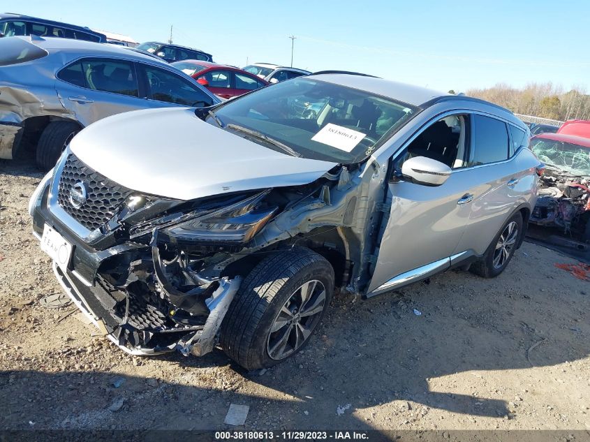 2020 Nissan Murano Sv Intelligent Awd VIN: 5N1AZ2BS3LN155018 Lot: 38180613