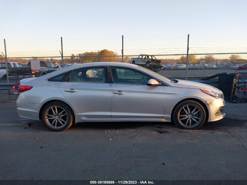 2017 Hyundai Sonata Sport 2.0T VIN: 5NPE34AB1HH579437 Lot: 38180688