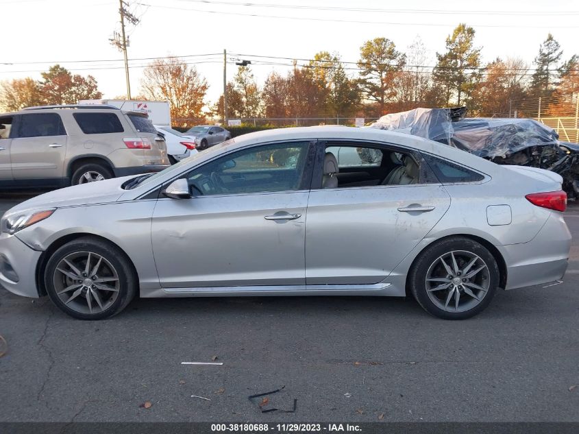 2017 Hyundai Sonata Sport 2.0T VIN: 5NPE34AB1HH579437 Lot: 38180688