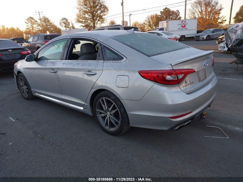 2017 Hyundai Sonata Sport 2.0T VIN: 5NPE34AB1HH579437 Lot: 38180688