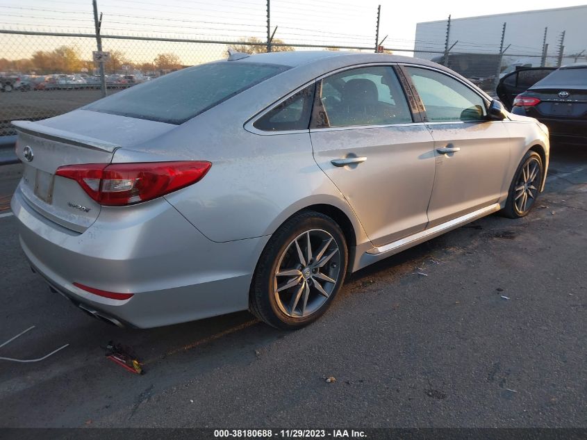 2017 Hyundai Sonata Sport 2.0T VIN: 5NPE34AB1HH579437 Lot: 38180688