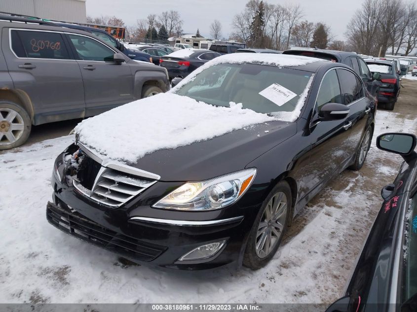 2014 Hyundai Genesis 3.8 VIN: KMHGC4DD1EU265340 Lot: 38180961