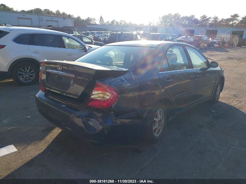 2002 Toyota Camry Le VIN: 4T1BE32K12U508849 Lot: 38181268