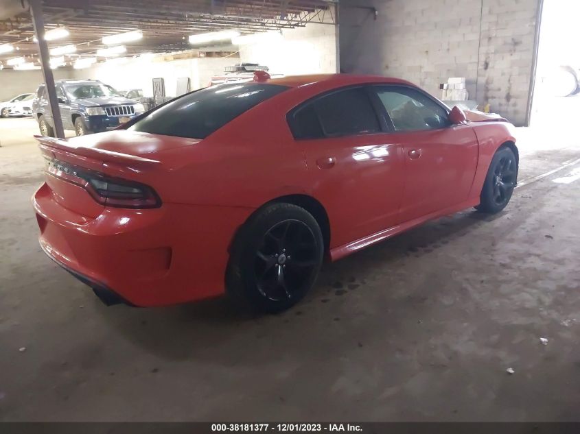 2019 Dodge Charger Gt Rwd VIN: 2C3CDXHG2KH527245 Lot: 38181377