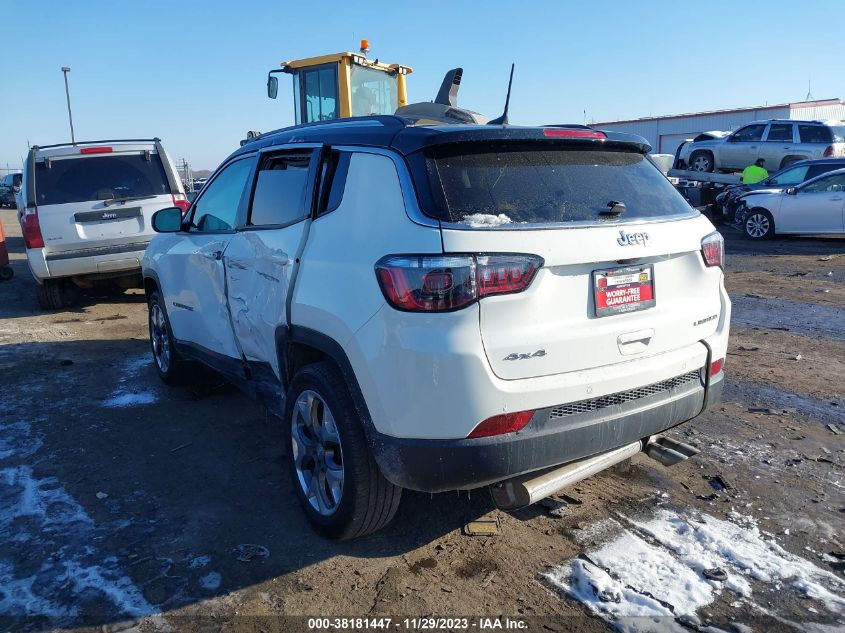 2021 Jeep Compass Limited 4X4 VIN: 3C4NJDCB8MT536467 Lot: 38181447