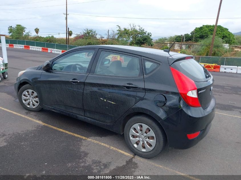 2016 Hyundai Accent Se VIN: KMHCT5AE9GU251674 Lot: 38181805