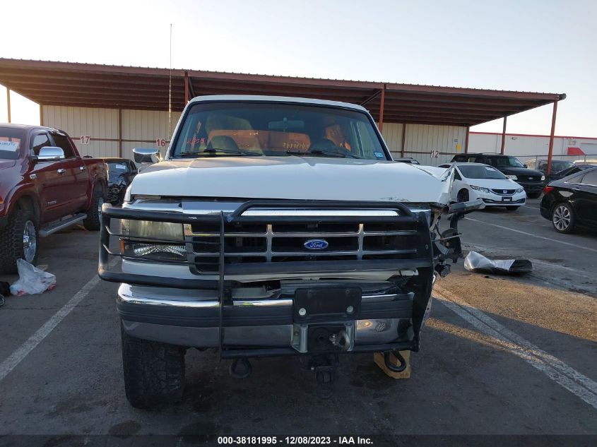 1996 Ford Bronco U100 VIN: 1FMEU15N7TLB65885 Lot: 38181995