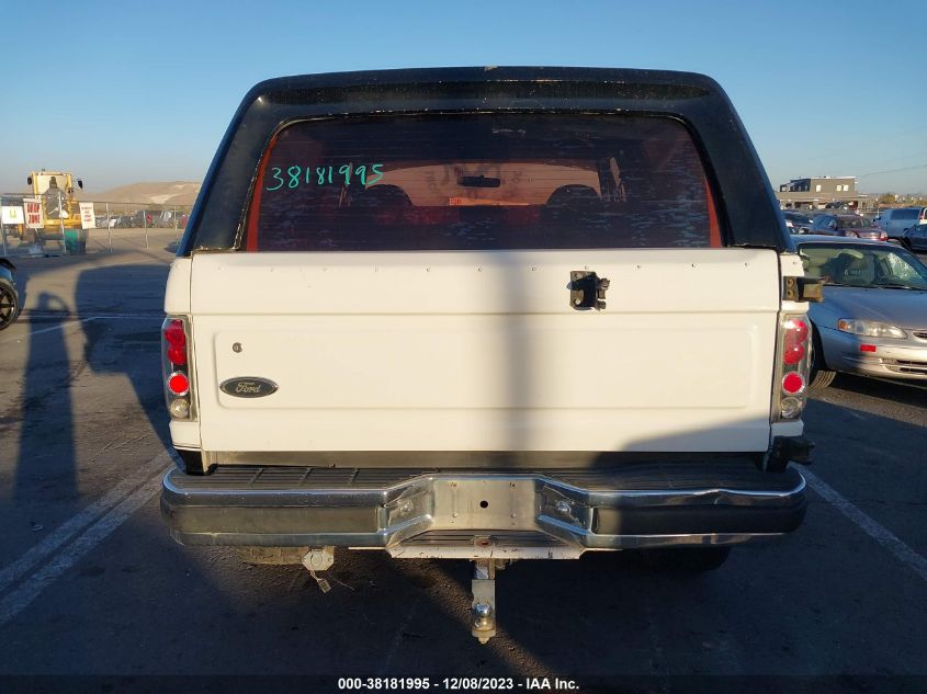 1996 Ford Bronco U100 VIN: 1FMEU15N7TLB65885 Lot: 38181995