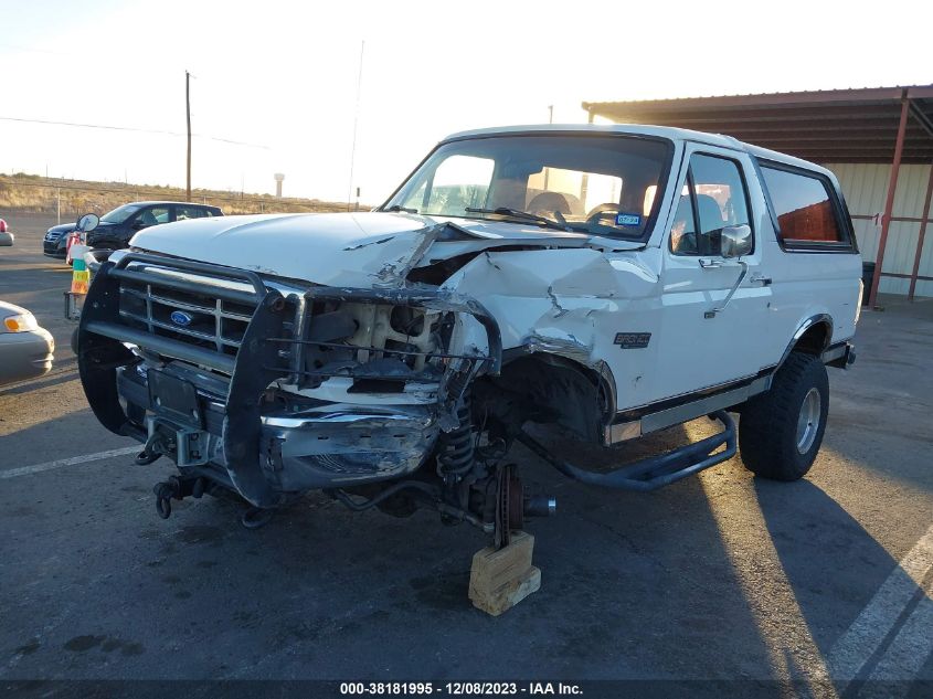 1996 Ford Bronco U100 VIN: 1FMEU15N7TLB65885 Lot: 38181995