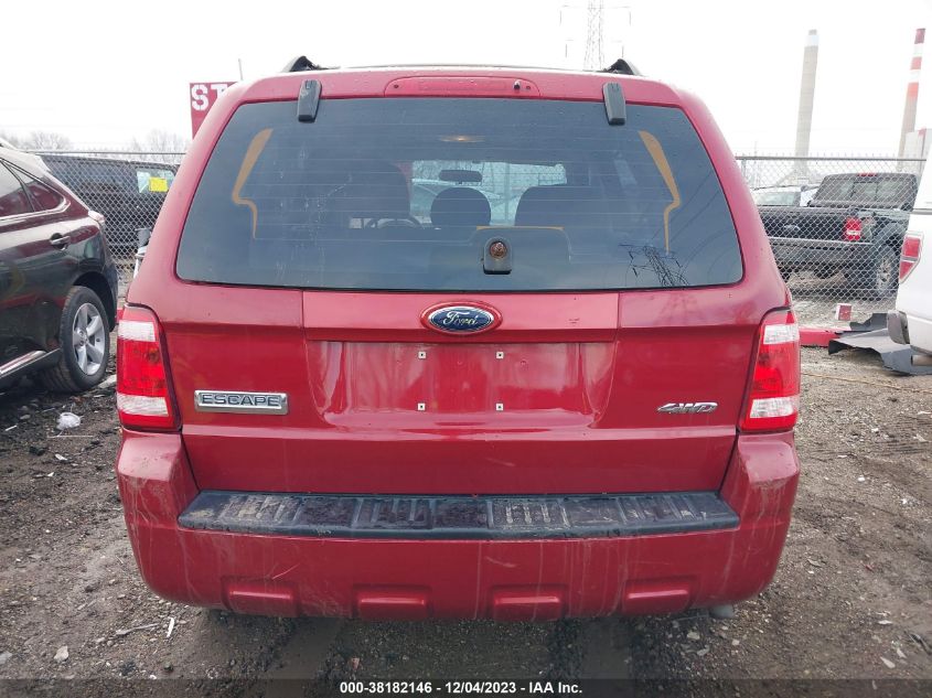 1FMCU92749KB94738 2009 Ford Escape Xls