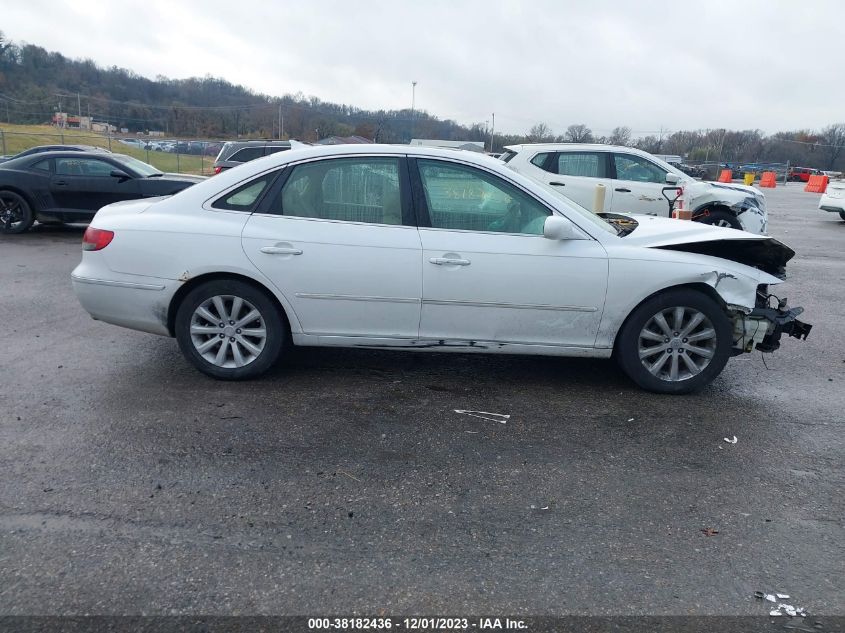 2009 Hyundai Azera Gls VIN: KMHFC46D39A351698 Lot: 38182436