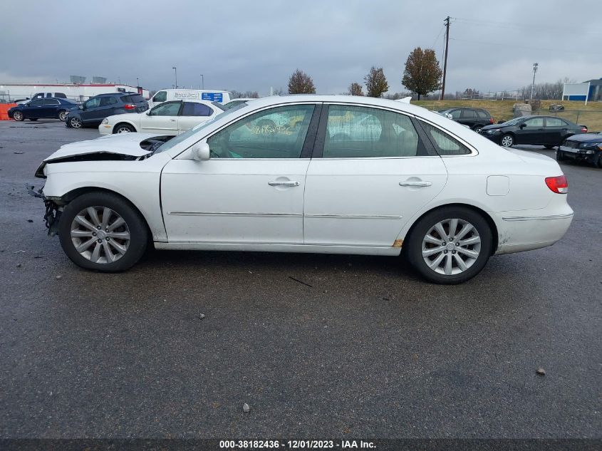 2009 Hyundai Azera Gls VIN: KMHFC46D39A351698 Lot: 38182436