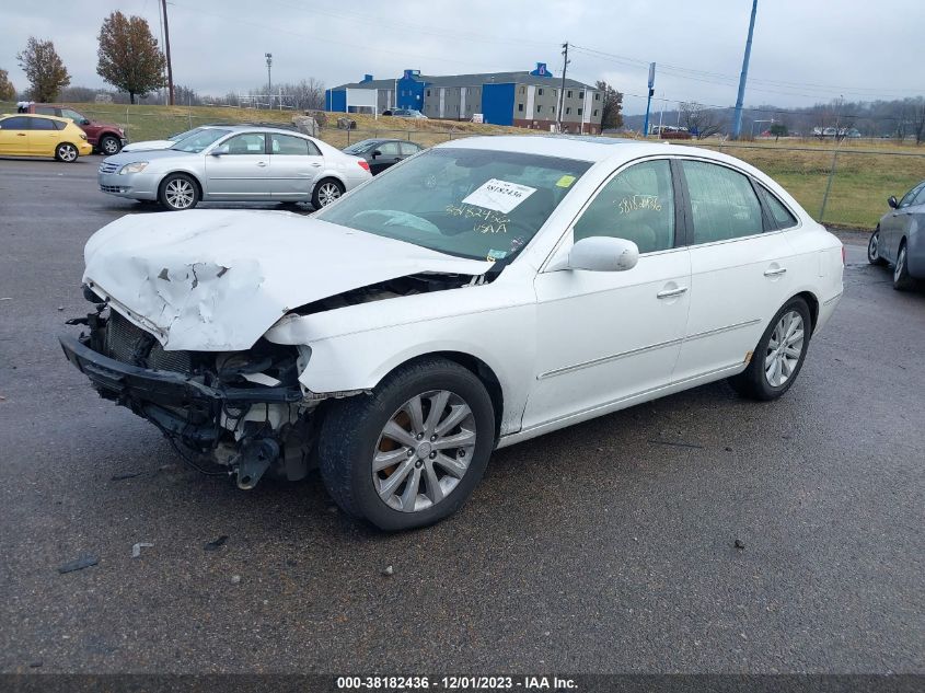 2009 Hyundai Azera Gls VIN: KMHFC46D39A351698 Lot: 38182436