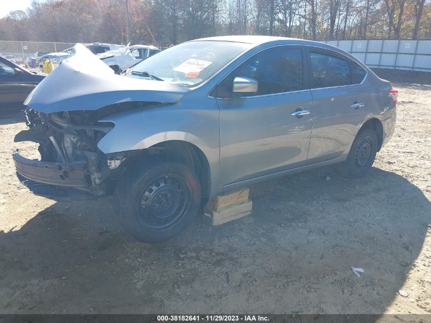 2013 Nissan Sentra Sv VIN: 3N1AB7APXDL640831 Lot: 38182641