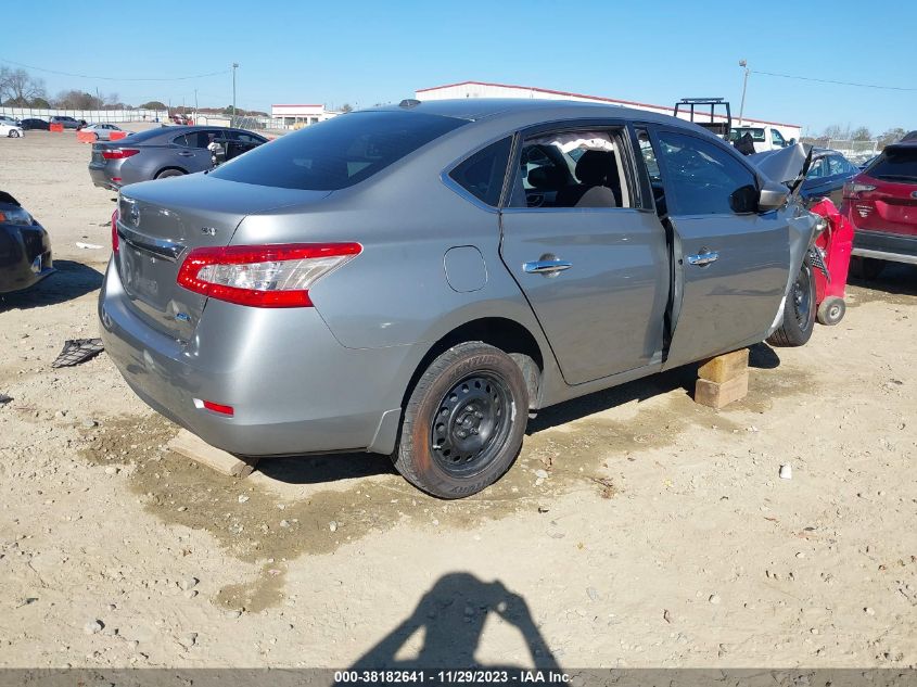 2013 Nissan Sentra Sv VIN: 3N1AB7APXDL640831 Lot: 38182641